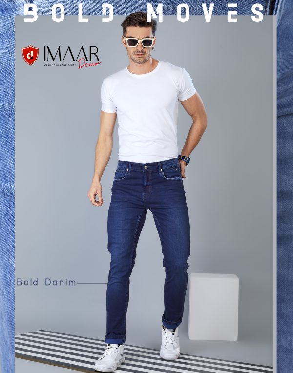 Men's Slim Fit Indigo Jeans IRJ-39